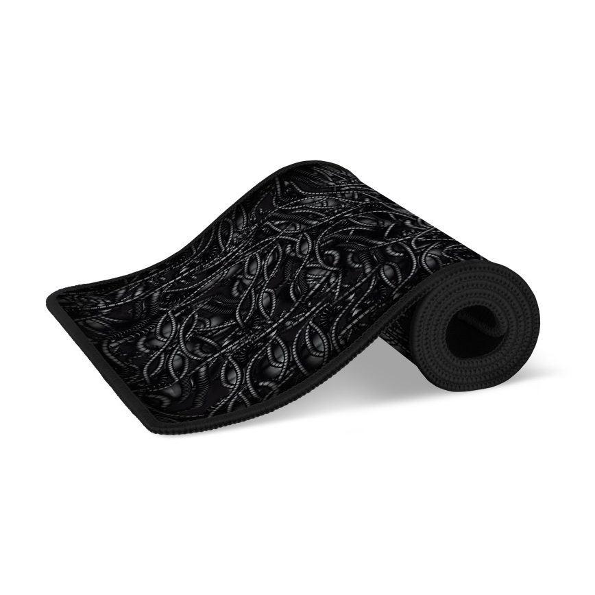 CONNECT IT CMP-1110-LG - Billentyűzet- és egéralátét 88,6x24,5 cm fekete/zöld