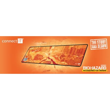 CONNECT IT CMP-1140-LG - Alátét billentyűzethez és egér 88,6x24,5 cm narancs