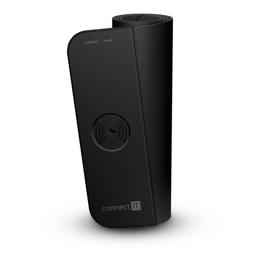 CONNECT IT CMP-2500-LG - Alátét billentyűzethez és egér -val Qi Vezeték nélküli töltés 80x30 cm fekete