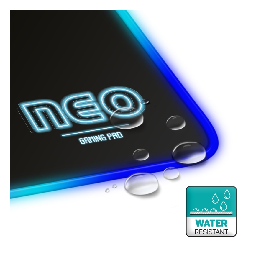 CONNECT IT CMP-3100-LG - LED RGB Gamer billentyűzet és egérpad 80x30 cm fekete