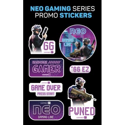 CONNECT IT CMP-3100-SM - LED RGB Gamer egérpad 32x24,5 cm fekete