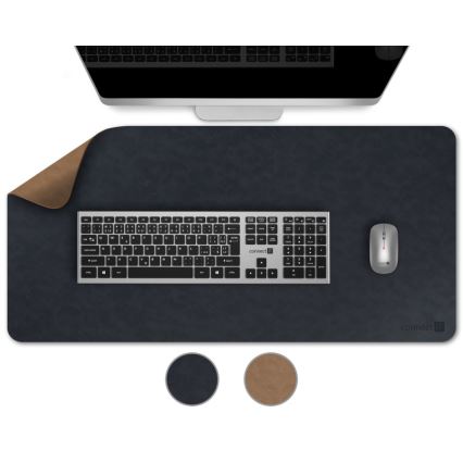 CONNECT IT CMP-4040-LG - Kétoldalú billentyűzet- és egérpad 90x40 cm kék/barna
