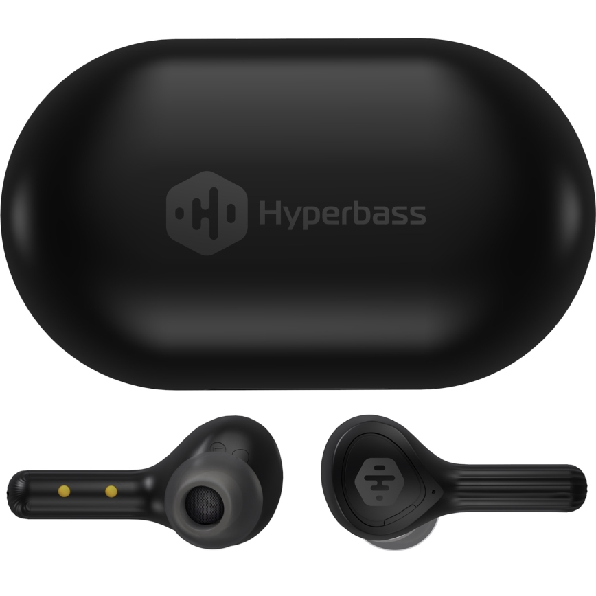 CONNECT IT HEP-5300-BK - Vezeték nélküli fejhallgató mikrofonnal 300 mAh + 2x 35 mAh fekete