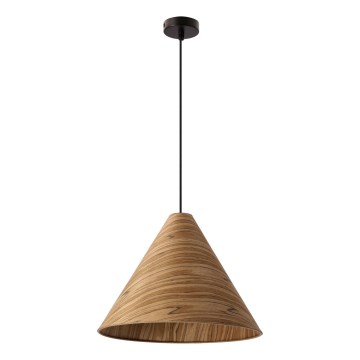 CONO kábeles függőlámpa 1xE27/40W/230V tölgyfurnér