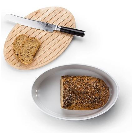 Continenta C3930 - Kenyértartó 13,5x30 cm fehér/bézs