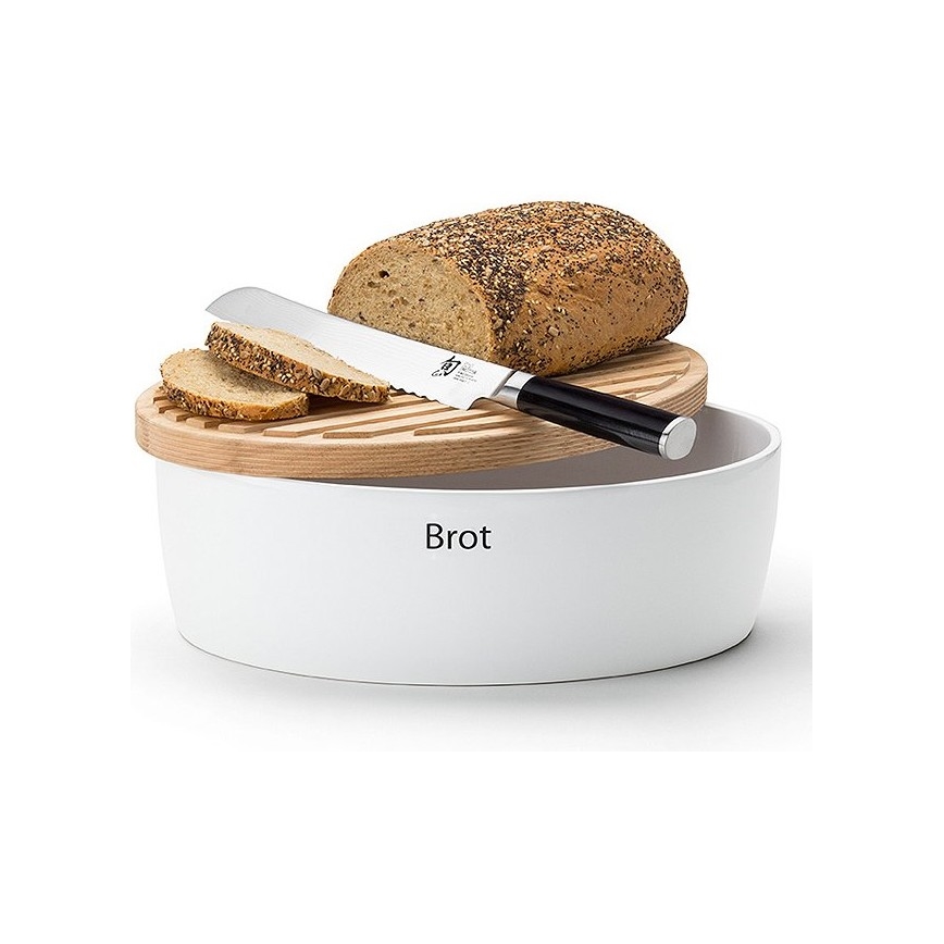 Continenta C3930 - Kenyértartó 13,5x30 cm fehér/bézs