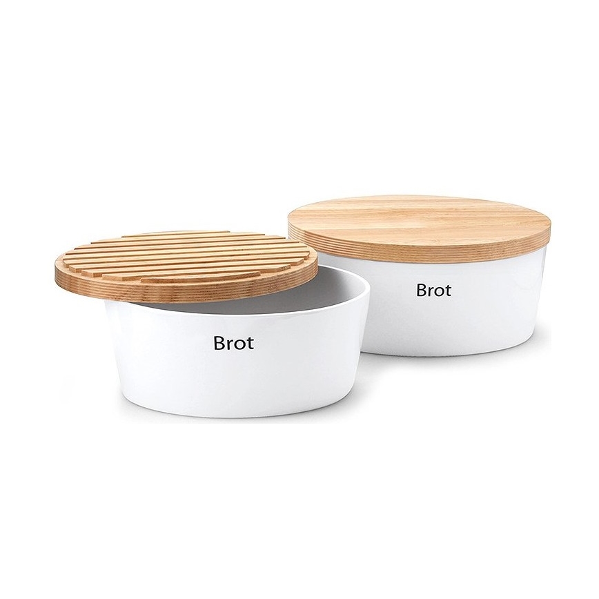 Continenta C3930 - Kenyértartó 13,5x30 cm fehér/bézs