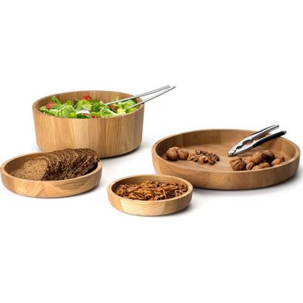 Continenta C4135 - Fa tál 38x5,4 cm tölgy