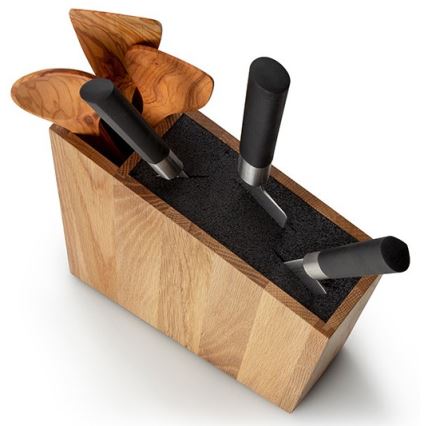 Continenta C4151 - Késtartó flexi betéttel és rekesszel 31x8x24,5 cm tölgy