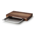 Continenta C4211 - Konyhai vágódeszka tálcával 48x32,5 cm dió