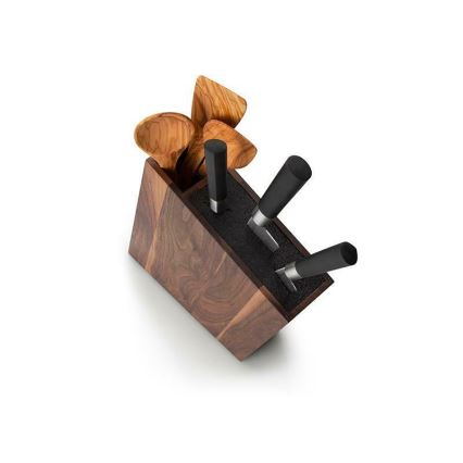 Continenta C4251- Késállvány flexi betéttel és rekesszel 31x8x24,5 cm diófa