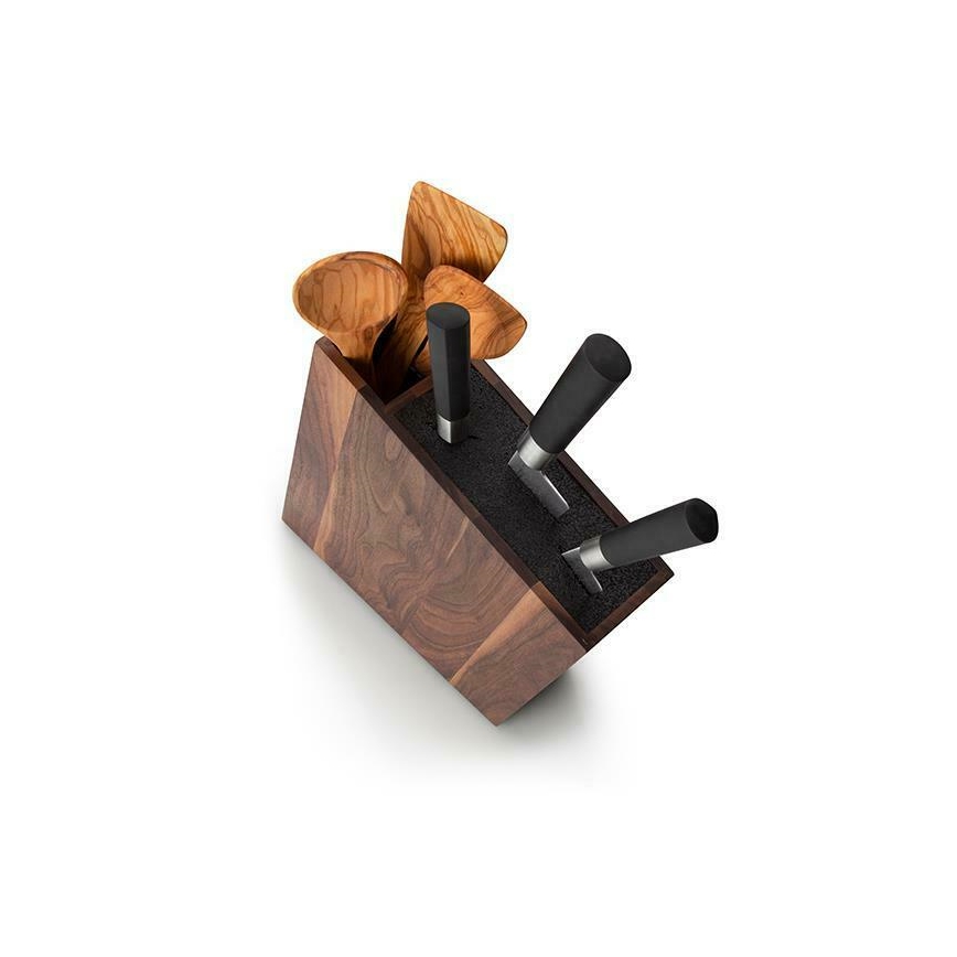 Continenta C4251- Késállvány flexi betéttel és rekesszel 31x8x24,5 cm diófa