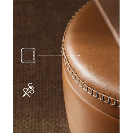 CORE bőr ülőke konyakszínű