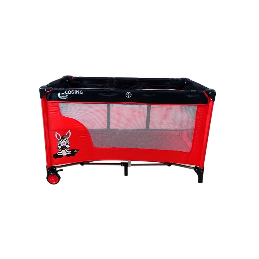 COSING - ADAM Zebra Red állítható utazóágy