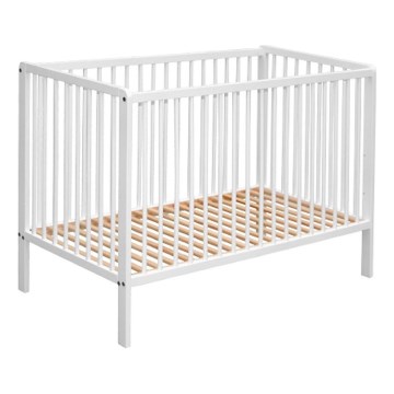 COSING - Babaágy 120x60 cm bükk/fehér