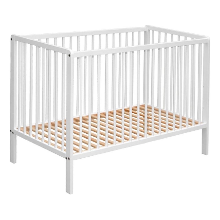 COSING - Babaágy 120x60 cm bükk/fehér