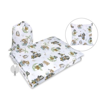 COSING - Utazó hálózsák kis párnával, kalózmintás