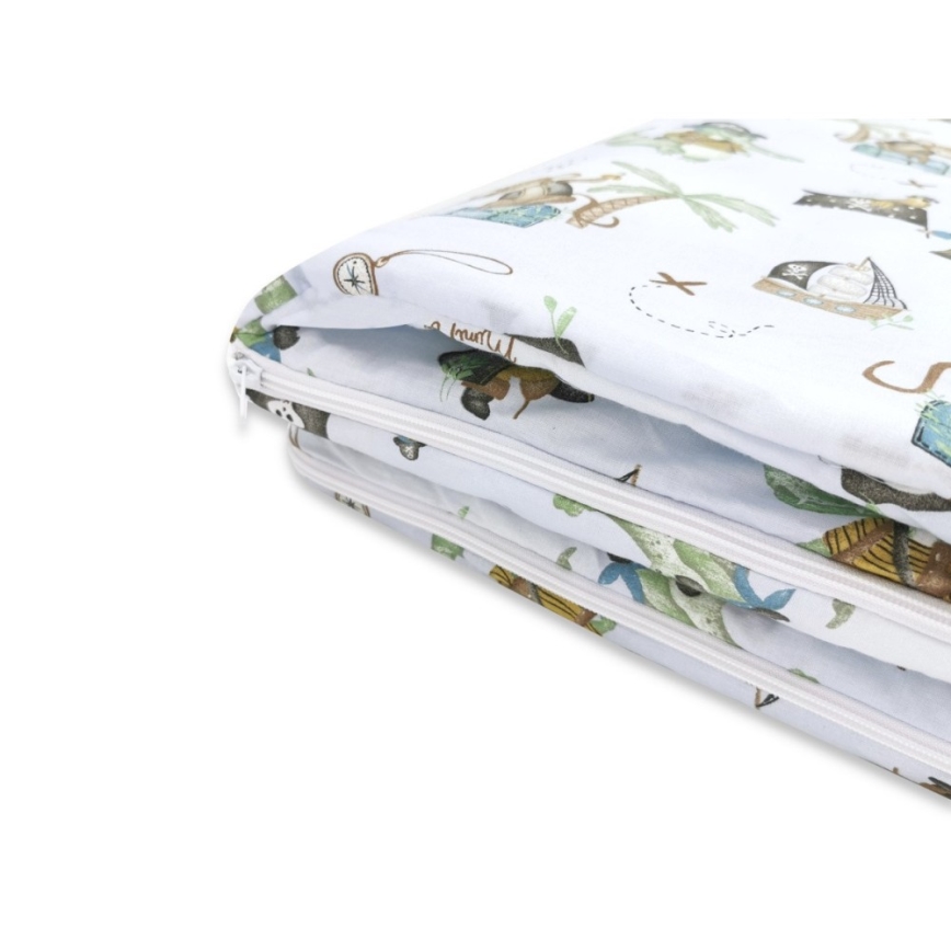 COSING - Utazó hálózsák kis párnával, kalózmintás