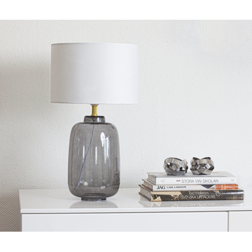 Cottex - BLAKE asztali lámpa 1xE27/8W/230V szürke