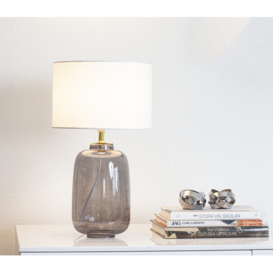 Cottex - BLAKE asztali lámpa 1xE27/8W/230V szürke