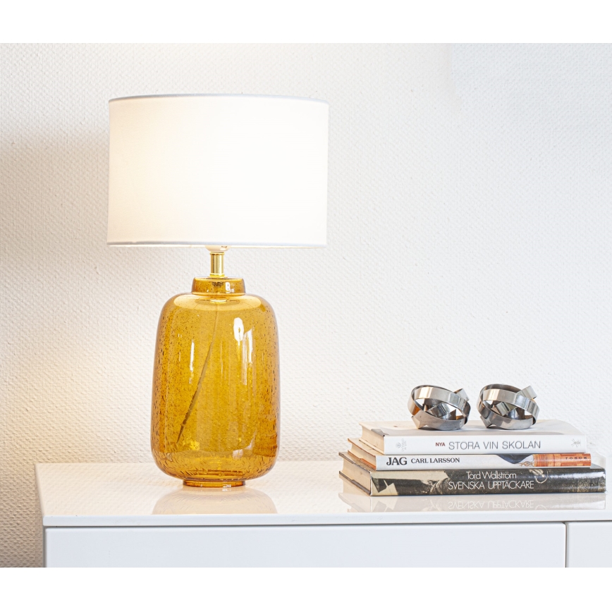 Cottex - BLAKE asztali lámpa 1xE27/8W/230V, barna