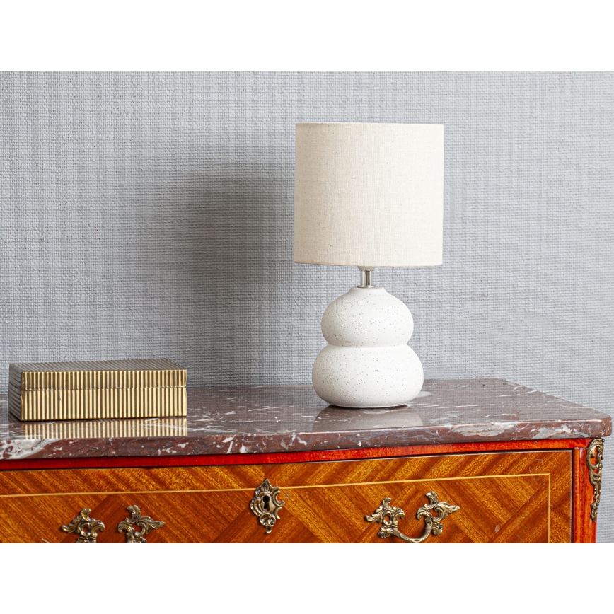 Cottex - Asztali lámpa LUCIE 1xE14/8W/230V krémszínű