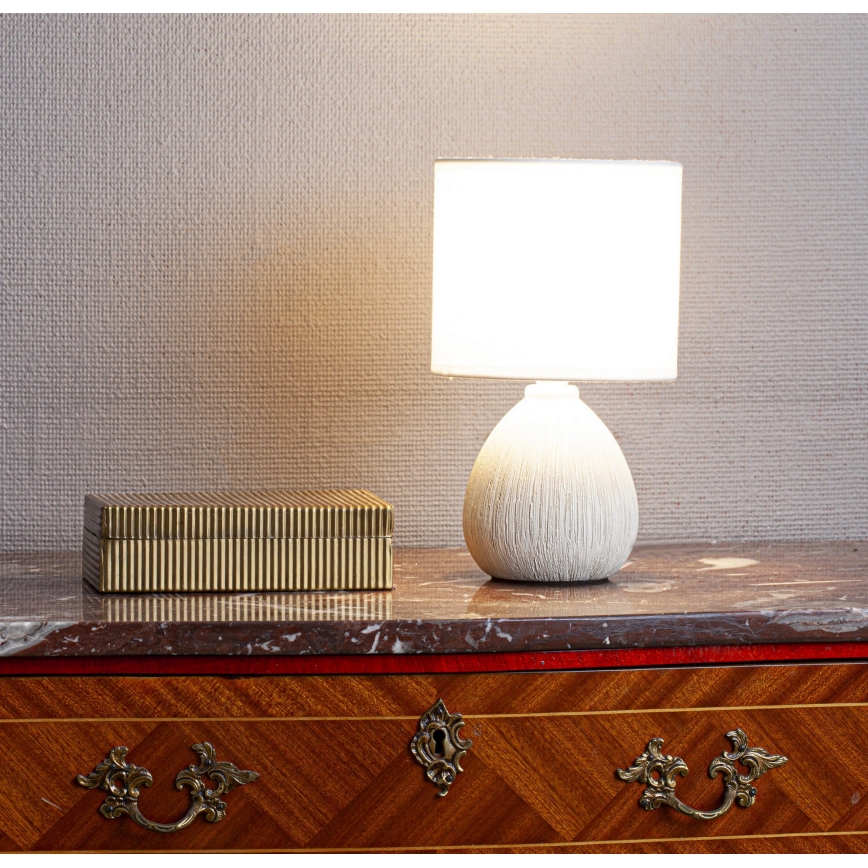 Cottex - Asztali lámpa MADISON 1xE14/8W/230V krémszínű