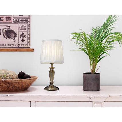 Cottex - Asztali lámpa INEB 1xE14/40W/230V bronz