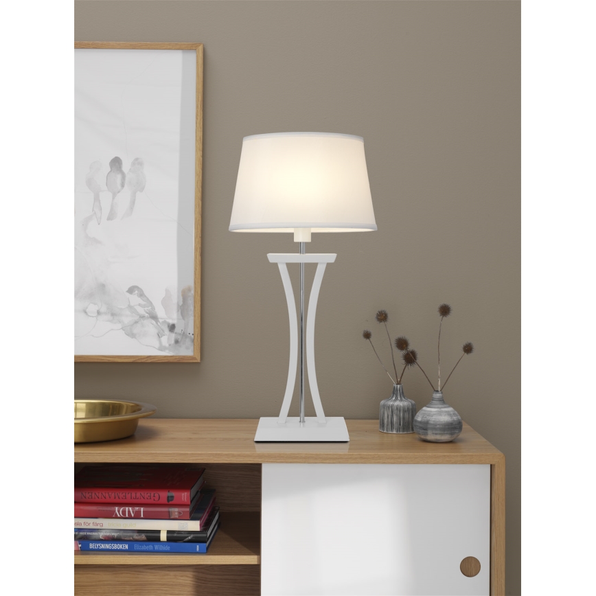 Cottex - Asztali lámpa NEW CHELSEA 1xE14/40W/230V fehér