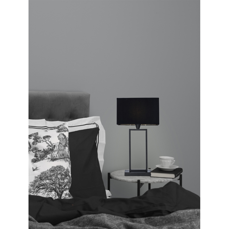 Cottex - Asztali lámpa KENSINGTON 1xE14/40W/230V fekete