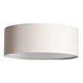 Cottex - Mennyezeti lámpa ABBIE 2xE27/8W/230V Ø 38 cm krémszínű