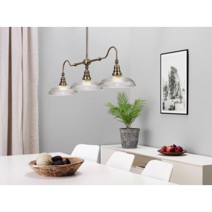 Cottex - Rúdos csillár SNOOKER 3xE27/60W/230V