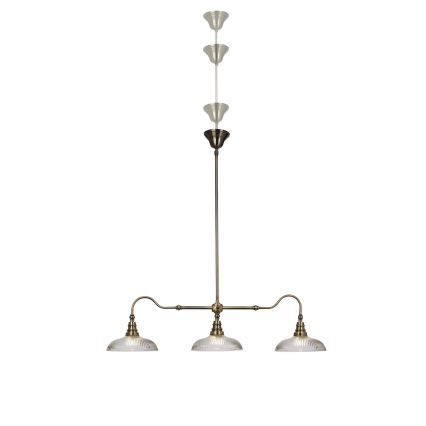 Cottex - Rúdos csillár SNOOKER 3xE27/60W/230V