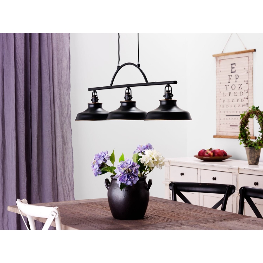 Cottex - Kábeles függőlámpa NEW HAVEN 3xE14/40W/230V