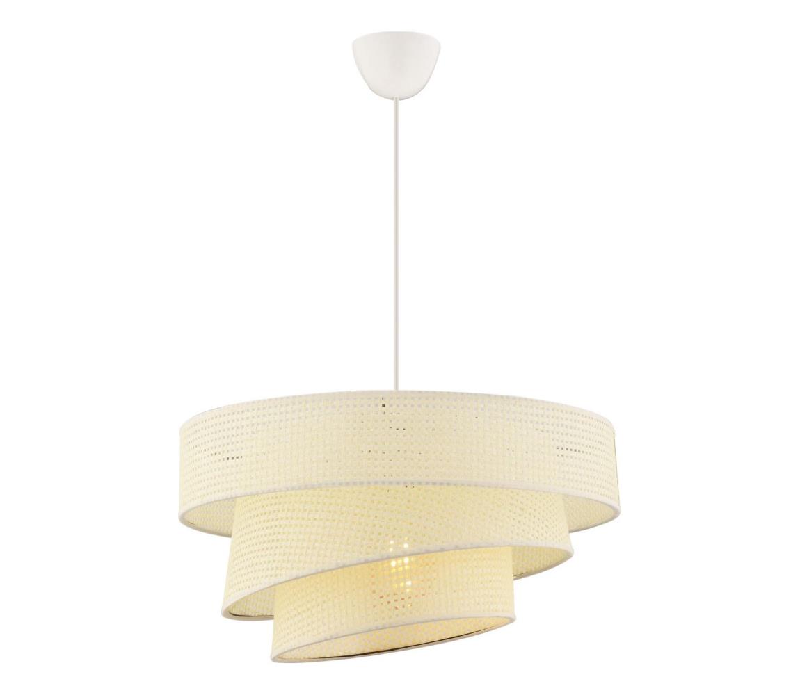 COUPER kábeles függeszték 1xE27/60W/230V fehér 390FLH2427