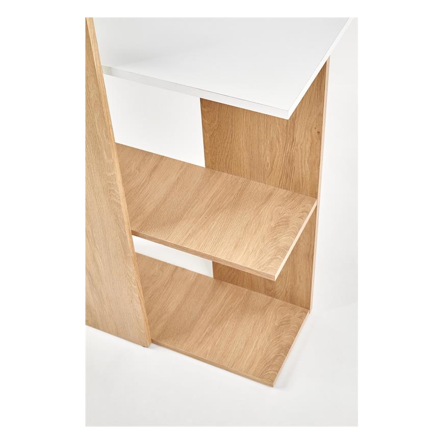 COZYRA íróasztal, tölgy/fehér