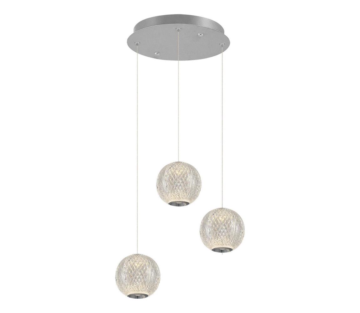 CREMONA kábeles LED csillár 3xLED/5W/230V 3000K matt króm 414LRC1381