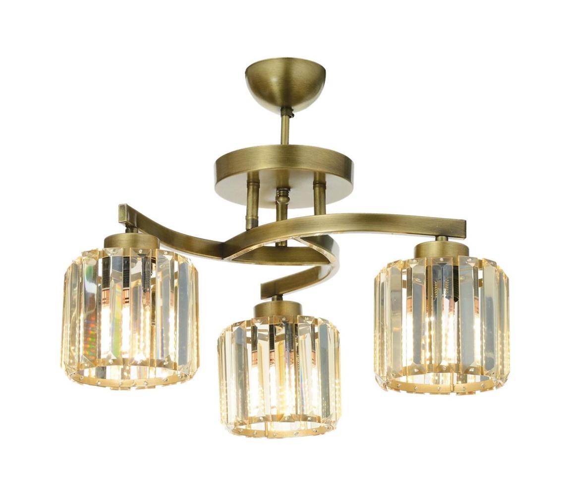CRYSTALLINE felületre szerelhető csillár 3xE27/40W/230V bronzszínű 683AVN1435
