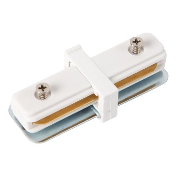 Csatlakozó lámpákhoz sínrendszerben 1 fázisú egyenes fehér