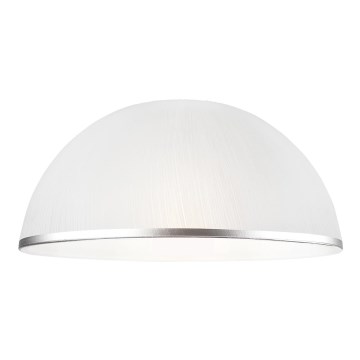 Csereüveg a RETRO, ANTICO E27 csillárhoz, átmérő 30 cm, fehér/ezüst