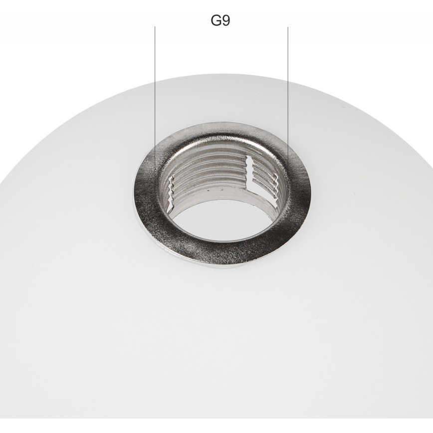 Pótló üveg az ASTRO G9 csillárhoz, átmérő 10 cm