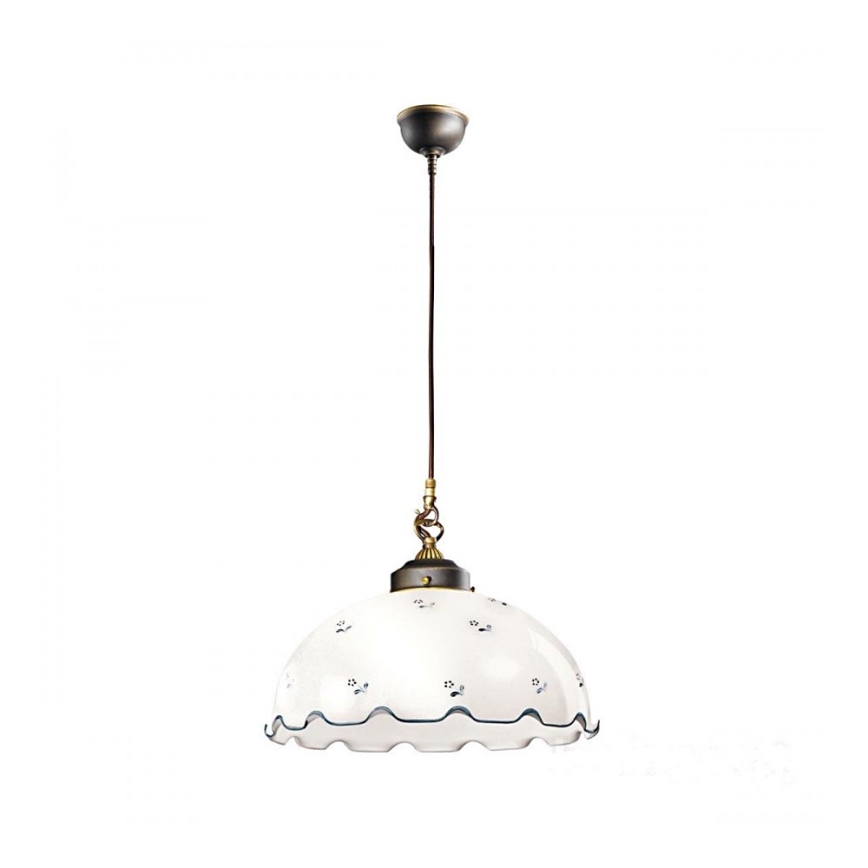 Univerzális pótüveg NONNA E27 átmérő 20 cm fehér/kék