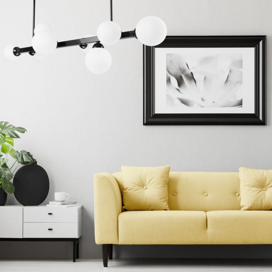 Csillár ASTRO 8xG9/5W/230V fekete