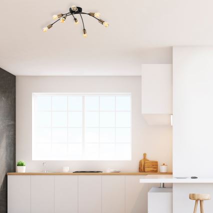 Csillár BANANA 8xE27/40W/230V