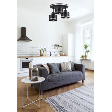 Csillár BODO SILVER 3xE27/60W/230V