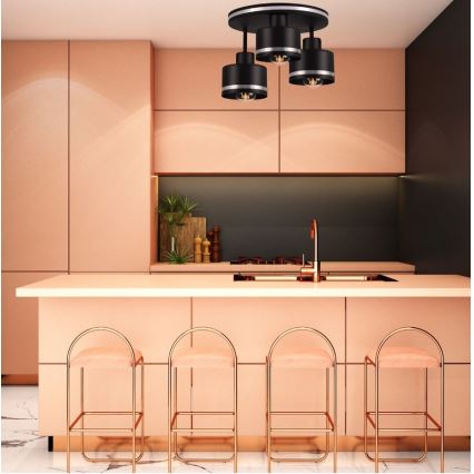 Csillár BODO SILVER 3xE27/60W/230V