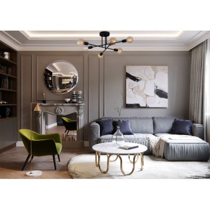 Csillár FLOWER 6xE27/40W/230V