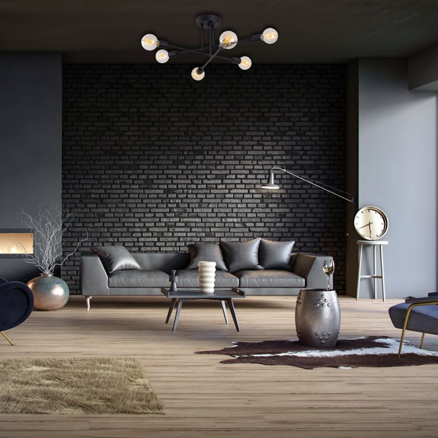 Csillár FLOWER 6xE27/40W/230V