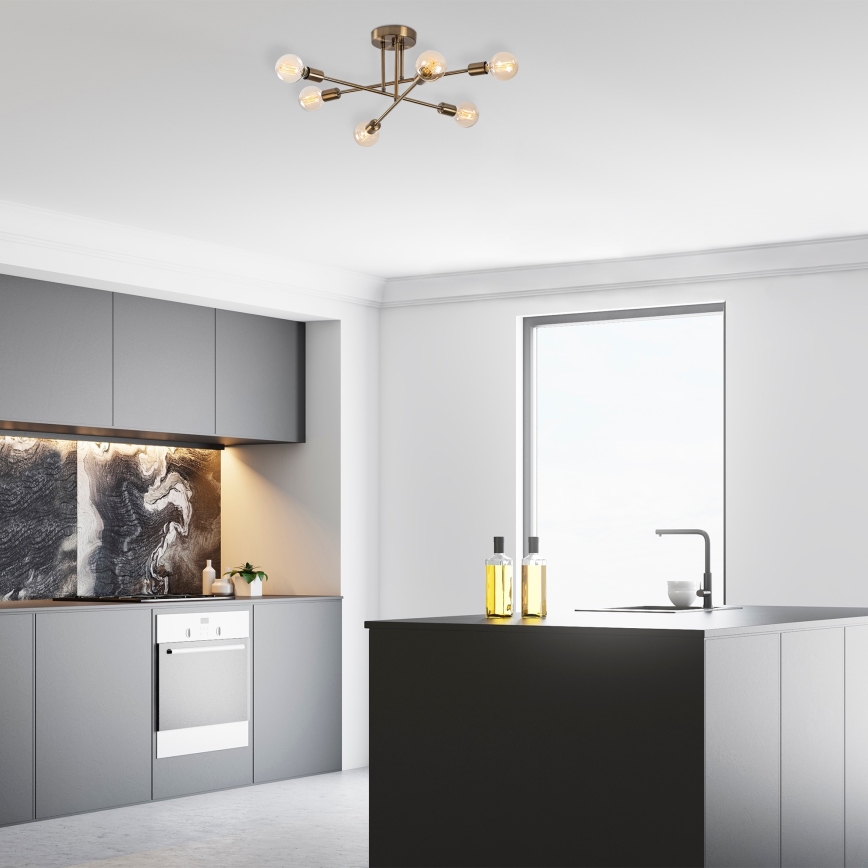 Csillár FLOWER 6xE27/40W/230V