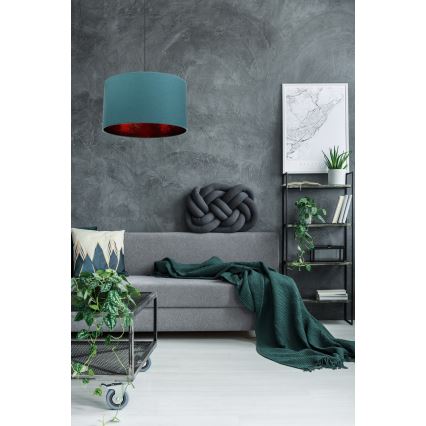 Csillár GLEAM 1xE27/60W/230V türkiz
